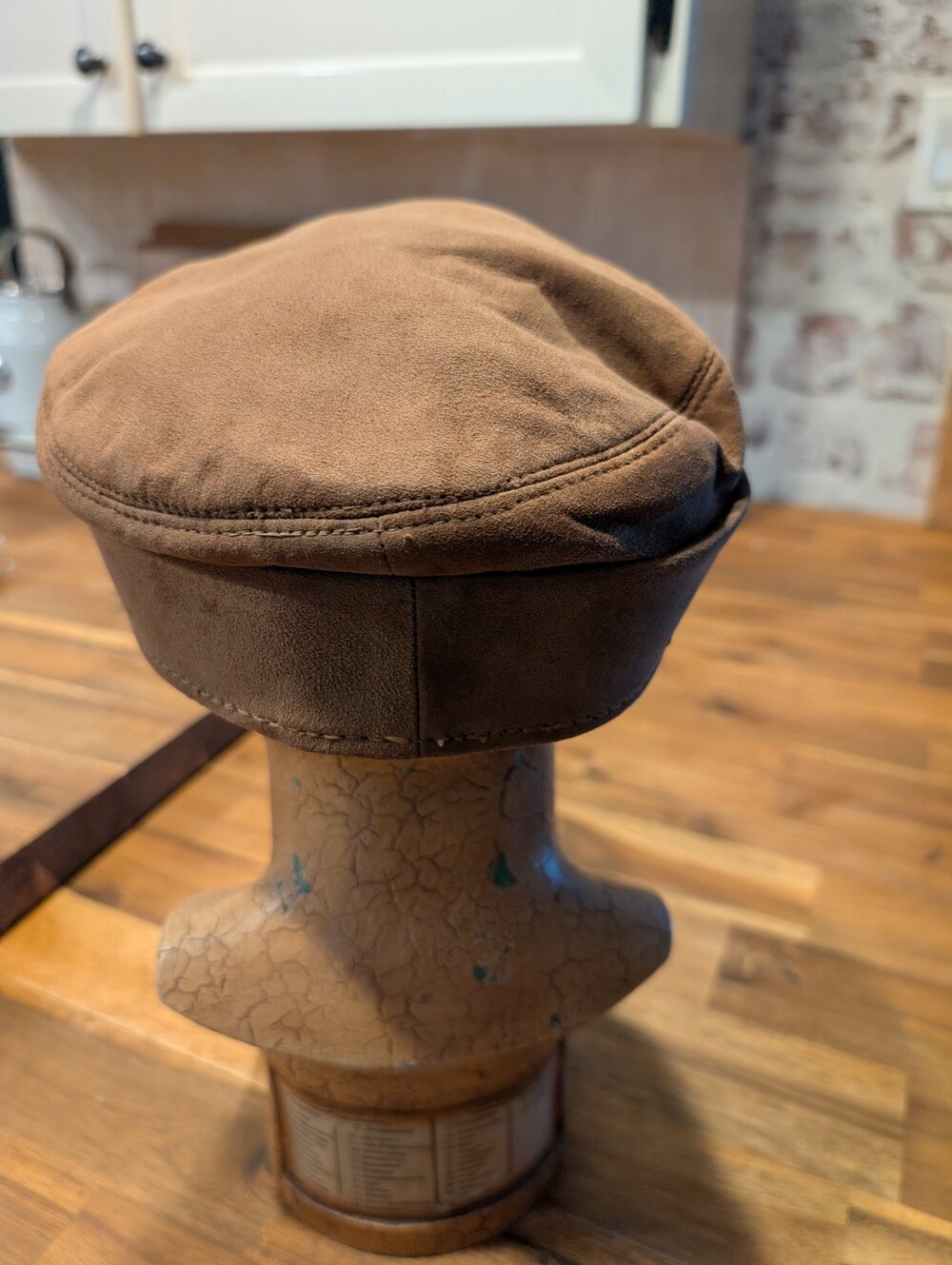 Vintage Olympia Prinz-heinrich Suede News Boy Cap - Picture 12 of 16